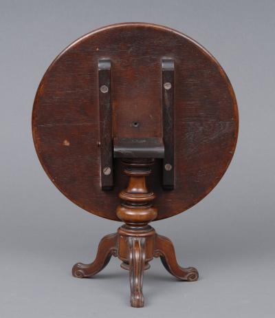 Miniature Tunbridgeware Tilt top Table Circa 1860