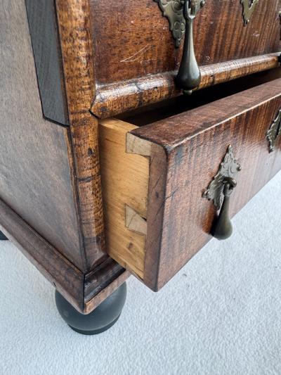 Miniature antique george iii mahogany chest of drawers