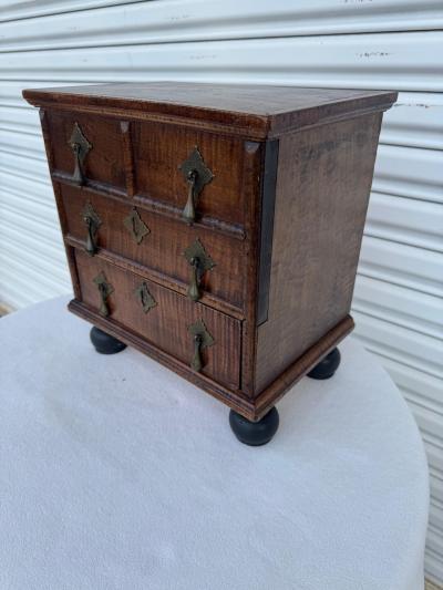 Miniature antique george iii mahogany chest of drawers