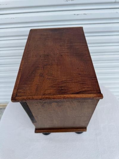 Miniature antique george iii mahogany chest of drawers