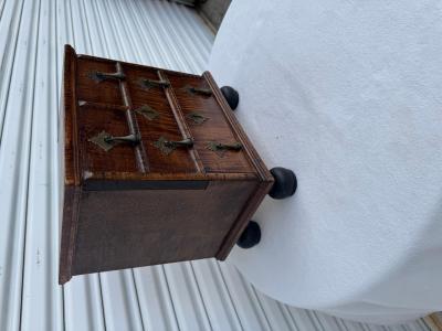 Miniature antique george iii mahogany chest of drawers
