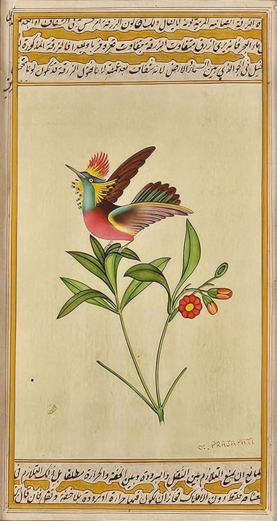 Miniature of Hummingbird India circa 1870