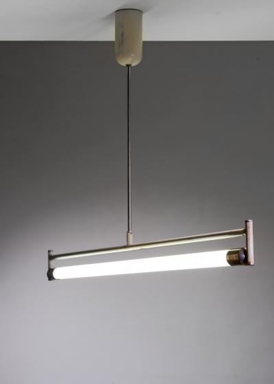 Minimalist Bauhaus style tube lamp