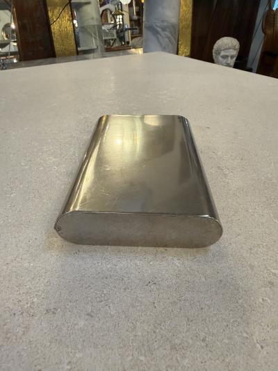 Minimalist Italian Stainless Steel Box 1970s