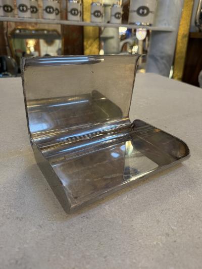 Minimalist Italian Stainless Steel Box 1970s