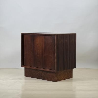 Minimalistic Rosewood Night Stand or Small Cabinet