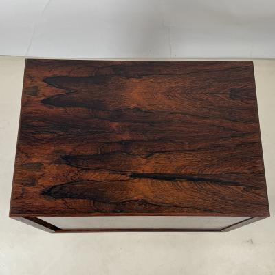 Minimalistic Rosewood Night Stand or Small Cabinet