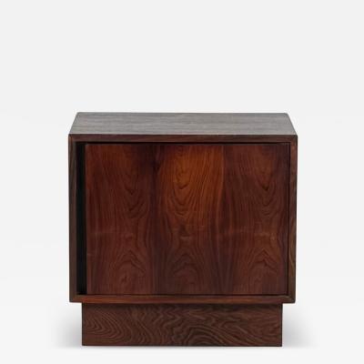 Minimalistic Rosewood Night Stand or Small Cabinet