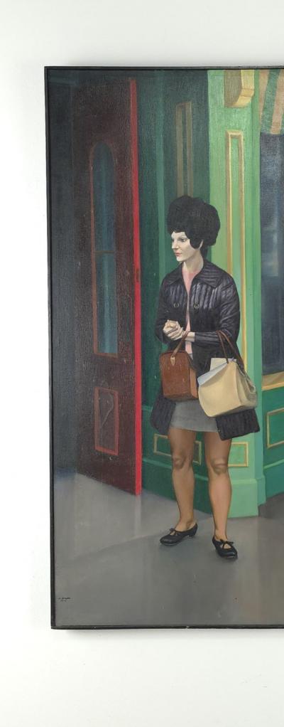 Minnie Mouse and Friend California Funk Art U S A circa 1975