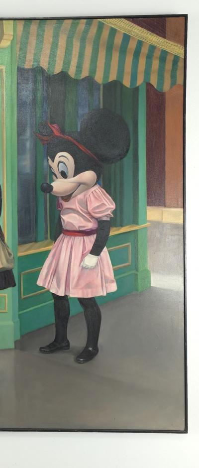 Minnie Mouse and Friend California Funk Art U S A circa 1975