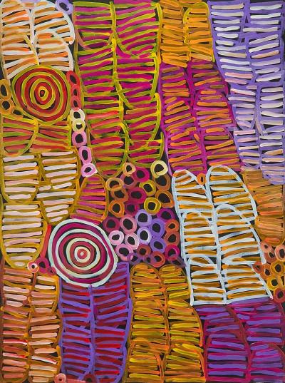 Minnie Pwerle Contemporary Australian Aboriginal painting by Minnie Pwerle