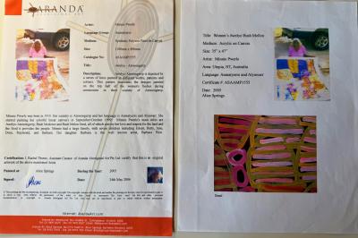 Minnie Pwerle Contemporary Australian Aboriginal painting by Minnie Pwerle