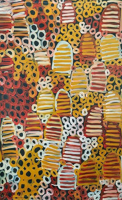 Minnie Pwerle Contemporary Australian Aboriginal painting by Minnie Pwerle