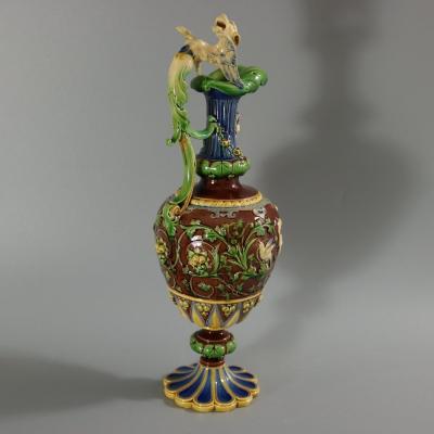 Minton Majolica Cellini Ewer Jug