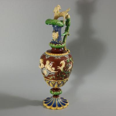 Minton Majolica Cellini Ewer Jug