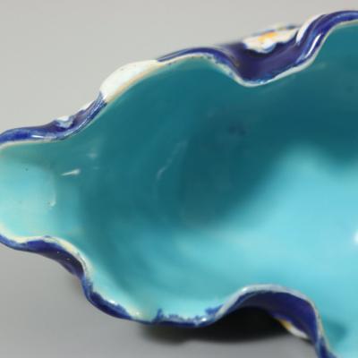 Minton Majolica Cream Jug with Snail Handle