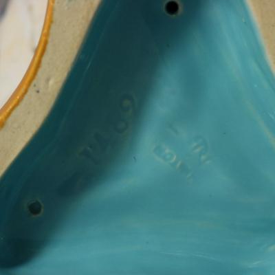 Minton Majolica Fantail Pigeon Vase