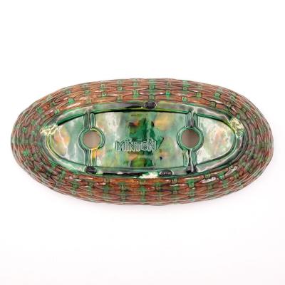 Minton Majolica Fish in Tray England circa 1870