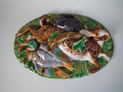 Minton Majolica Mallard Game Pie Dish and Cover