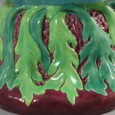 Minton Majolica Nautilus Shell Flower Pot