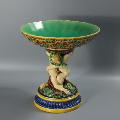 Minton Majolica Putti Comport