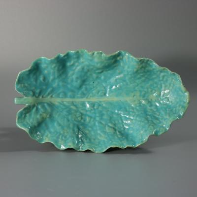 Minton Majolica Rabbits And Leaves Compote Bowl