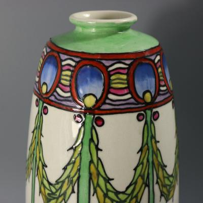 Minton Secessionist No 1 Vase Rare Colourway