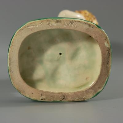 Mintons Majolica Putti Flower Holder Vase