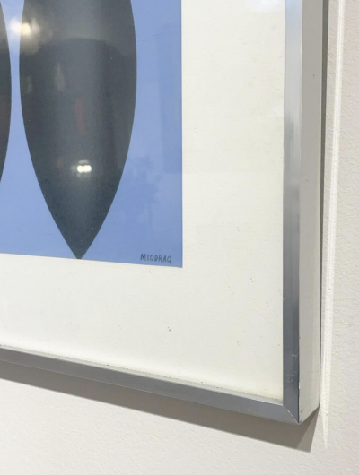 Miodrag Dordevic Serigraphy by Dordevic Miodrag Serbia 1970s