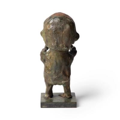 Miodrag Duric known as Dado Two imaginary figures in bronze attributed to M uri dit Dado France 1980 2000