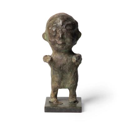 Miodrag Duric known as Dado Two imaginary figures in bronze attributed to M uri dit Dado France 1980 2000