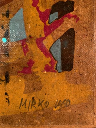 Mirko Basaldella Mirko Basaldella 1910 1969 Uragano tempera on canvas Italy 1950 