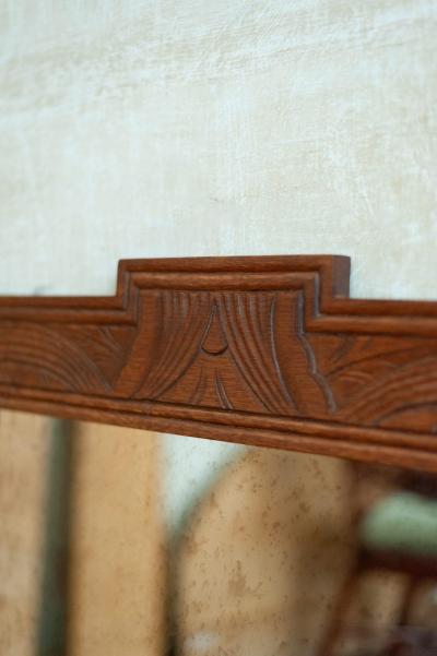 Mirror With Wooden Frame Early 1900s