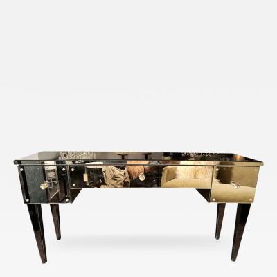 Mirrored Flip Top Vanity Desk