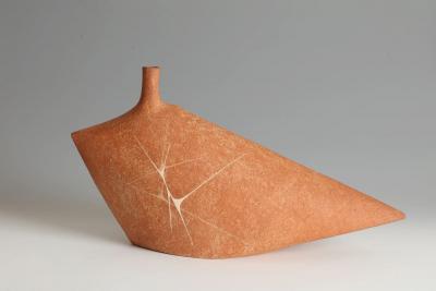 Misaki Mitsukuni Inlaid Bottle ca 2000