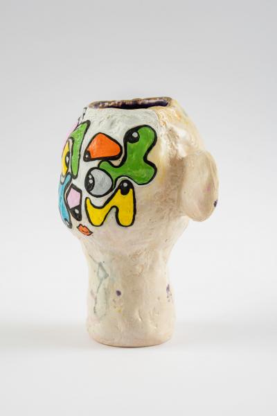 Misha Milovanovich DIZZIE GILLESPIE ceramic vessel sculpture