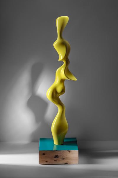 Misha Milovanovich RA YELLOW sculpture