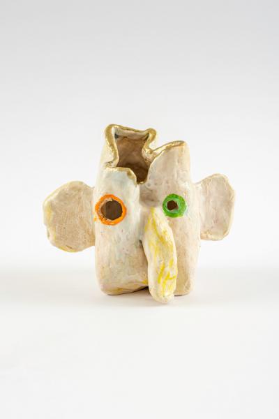 Misha Milovanovich WYNTON MARSALIS ceramic vessel sculpture