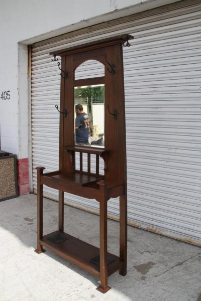 Mission Hall Tree with Drawer