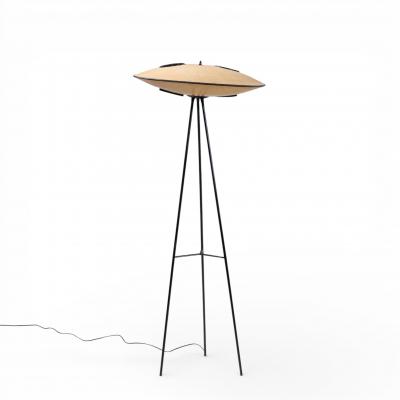 Mitchell Bobrick Mitchell Bobrick for Controlight Enameled Steel and Fiberglass Floor Lamp