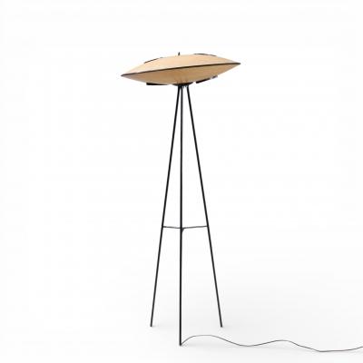 Mitchell Bobrick Mitchell Bobrick for Controlight Enameled Steel and Fiberglass Floor Lamp