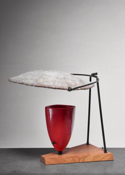 Mitchell Bobrick Red Table Top Model Of The Bobrick Control Light American 1950s