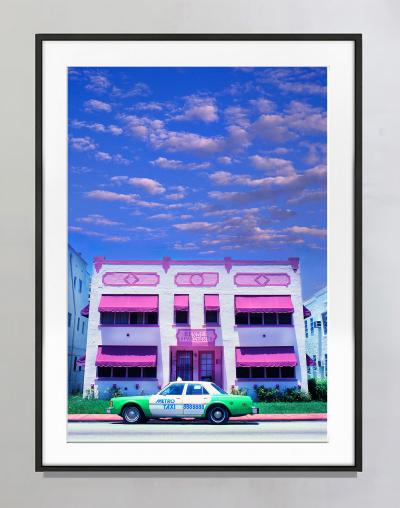 Mitchell Funk Art Deco District Miami Beach in the 80s Pinks and Blues