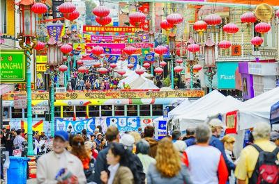 Mitchell Funk China Town Lanterns San Francisco