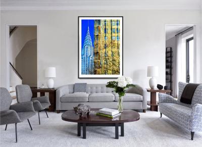 Mitchell Funk Chrysler Building Art Deco in Minimalist Composition