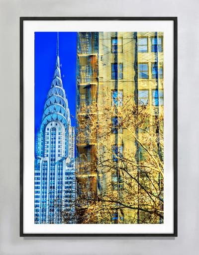 Mitchell Funk Chrysler Building Art Deco in Minimalist Composition