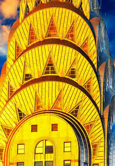 Mitchell Funk Chrysler Building Crown Art Deco Architecture New York City