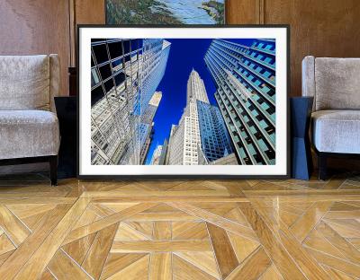 Mitchell Funk Chrysler Building Looking Up on a Sharp Pristine New York City Day