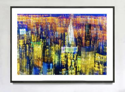Mitchell Funk Chrysler Building Manhattan Blur