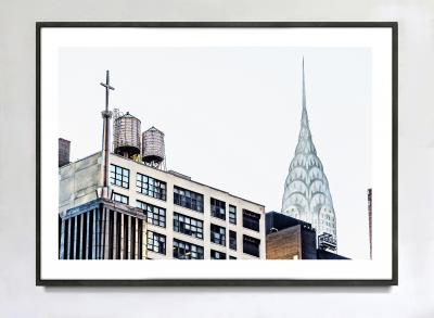 Mitchell Funk Chrysler Building Points Towards the Heavens